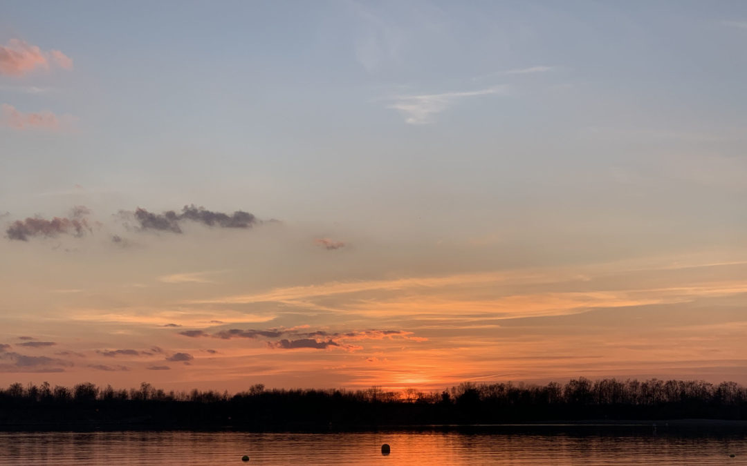 Tag No. 195 – flatten the curve – Sonnenuntergang