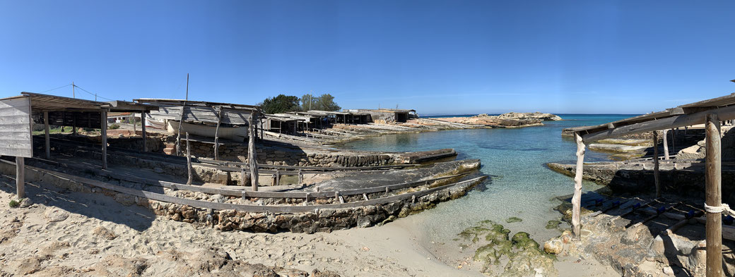 Porto naturale, Es Caló, Formentera