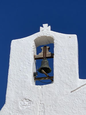 Bell tower of the Esglesia de Sant Carles de Peralta