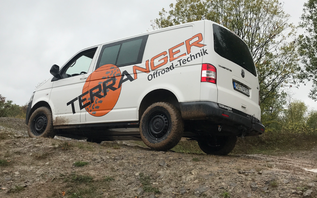 Terranger company vehicle in off-road use