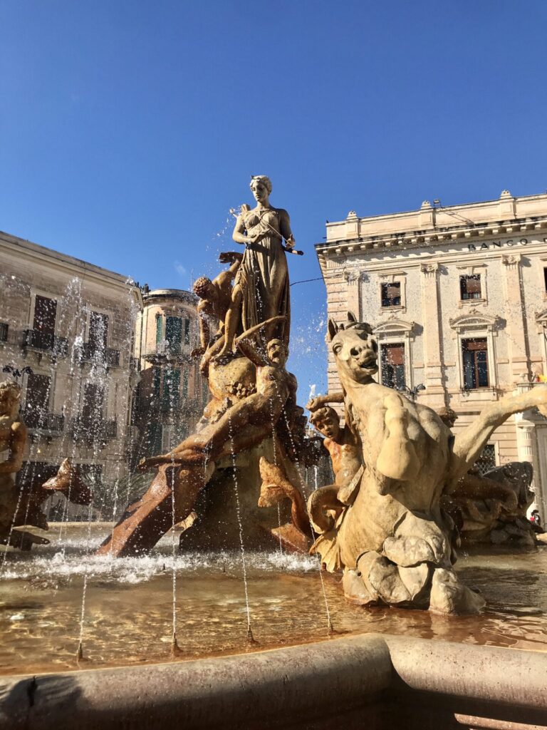 Fountain of Diana in Syracuse