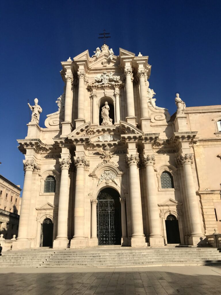 Die Kathedrale in Syrakus