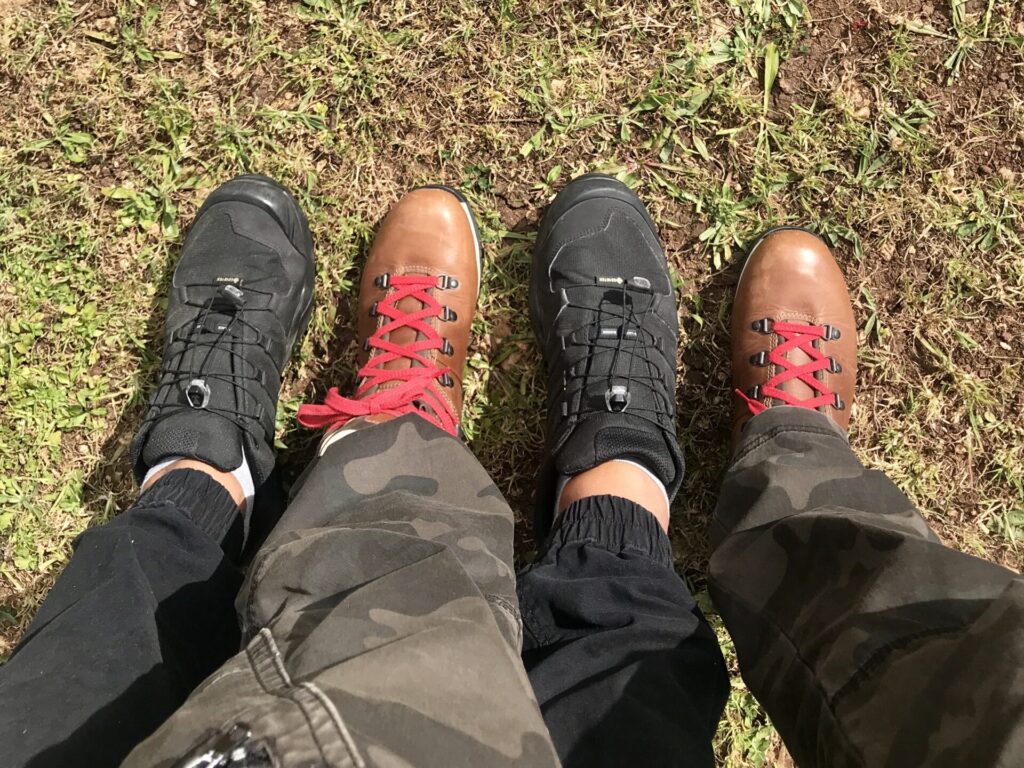 4 chaussures de randonnée