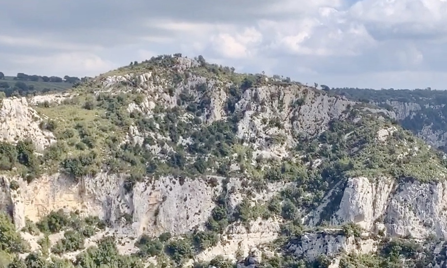 De kloof van Cavagrande del Cassibile op Sicilië