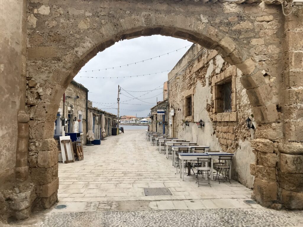 beautiful archway in Marzamemi