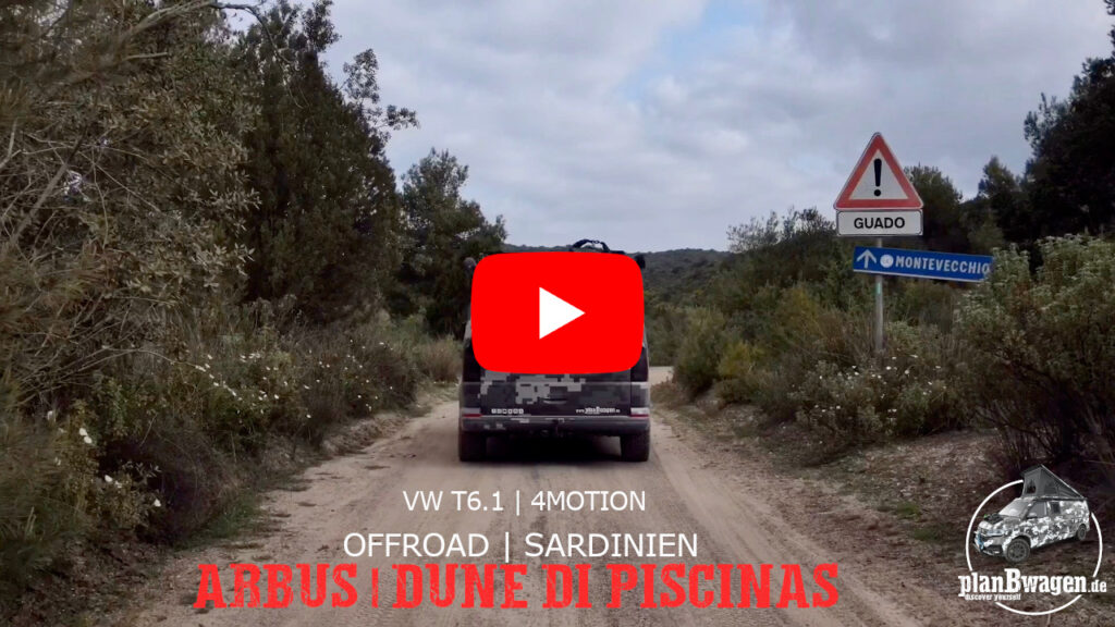 VW T6.1 | 4MOTION | OFFROAD SARDAIGNE | ARBUS | LE FLEUVE ROUGE | DUNE DI PISCINAS