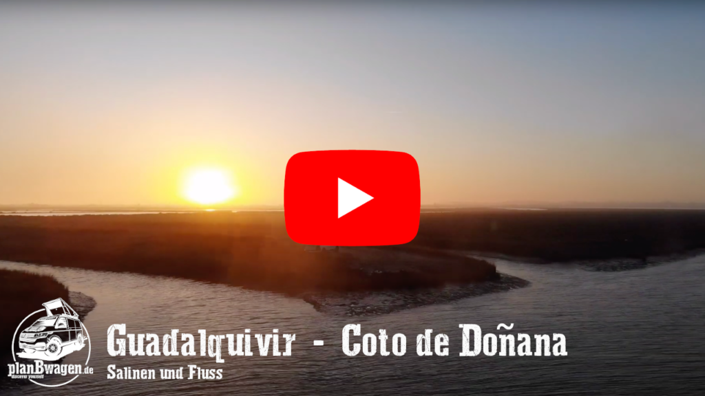 Guadalquivir - Salinen und Fluss - Am Nationalpark Coto de Doñana 2020 - Nähe Cádiz, Spain