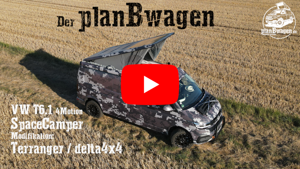 SpaceCamper statt California - BUTCH - VW T6.1 Overlander - Das Beste aus Terranger & Delta4x4.