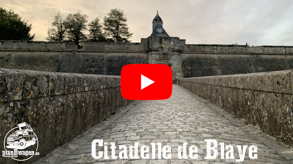 Drone image of the Citadel de Blaye - Citadel of Blaye - eastern bank of the Gironde near Bordeaux