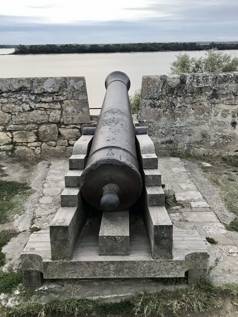 Kanone der Zitadelle von Blaye