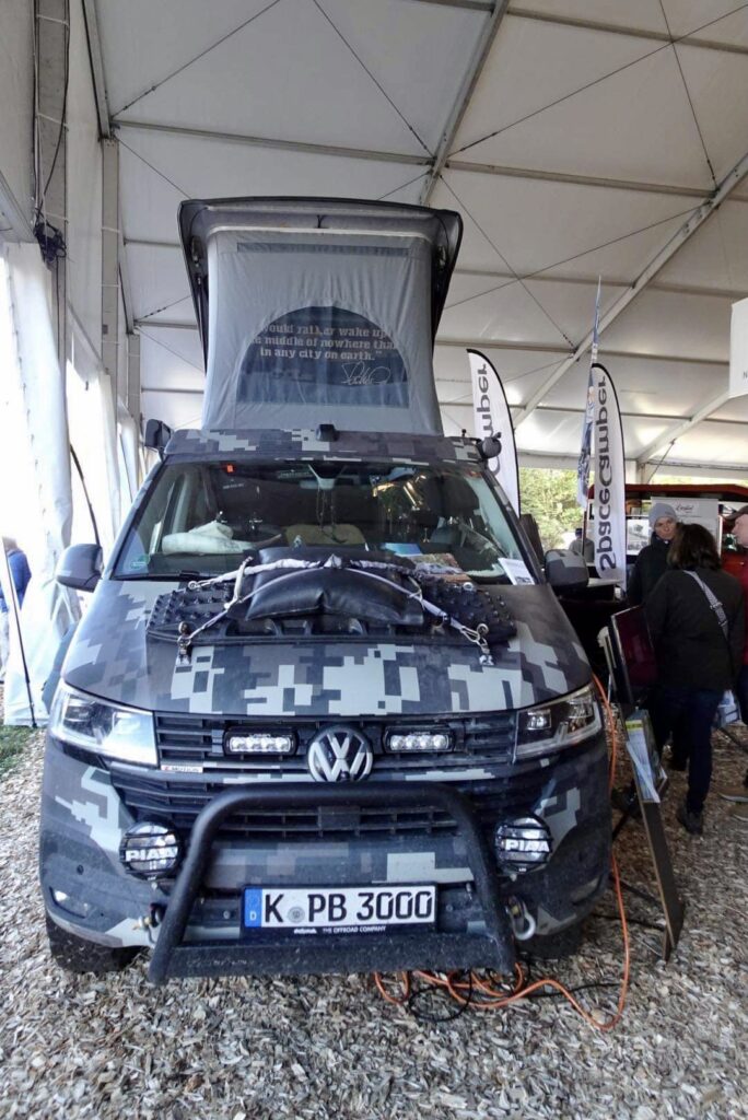 PlanBwagen in the VW tent at Abenteuer & Allrad