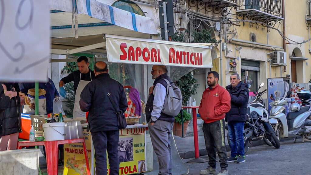 Comida callejera en Palermo