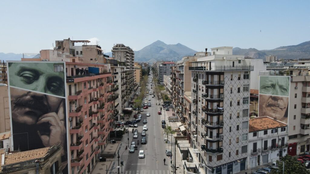 Palermo Straatkunst, Graffiti, MuraleFalcone e Borsellino 