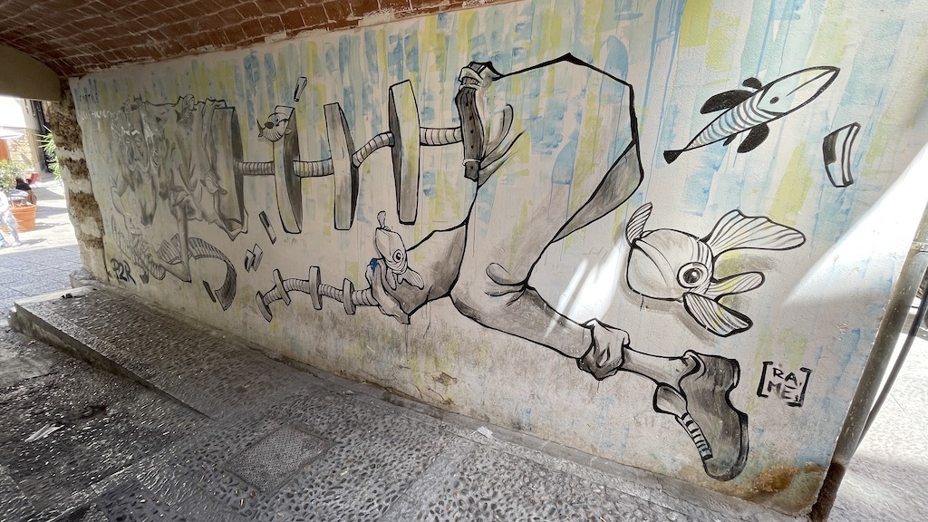 Arte callejero en Palermo, Centro Storico